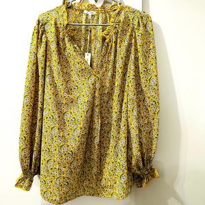 Beautiful Floral Max Studio Top